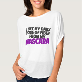Ik krijg mijn dagelijkse dosis vezels uit mijn Mas T-shirt