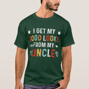 Ik krijg mijn goede kijk van mijn oom grappny t-shirt