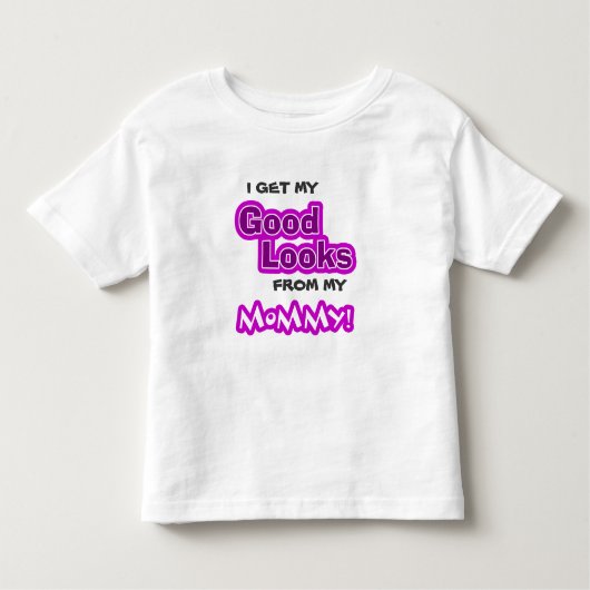 Ik krijg mijn GOOD KIJK van mijn mama! Kinder Shirts (Voorkant)