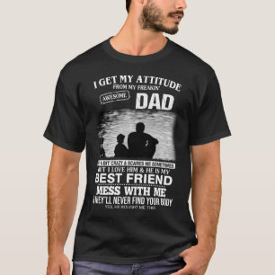 Ik krijg mijn houding van mijn Freakin Geweldige v T-shirt