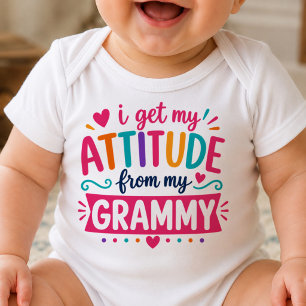 Ik krijg mijn houding van mijn Grammy-body Romper