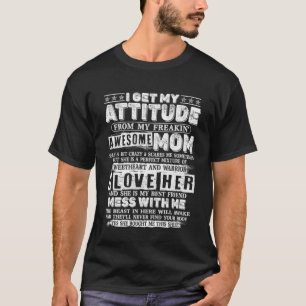 Ik krijg mijn houding van mijn vrijmakende Geweldi T-shirt