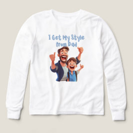 Ik krijg mijn stijl van papa