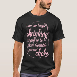Ik krimp mezelf niet langer Aardbeien Boksen T-shirt