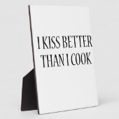 Ik kus beter dan ik kook. fotoplaat (Zijkant)