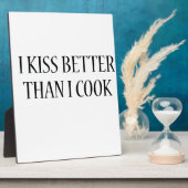Ik kus beter dan ik kook. fotoplaat (Zijkant)