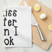 Ik kus beter dan ik maak Towel Theedoek (Quarter Fold)