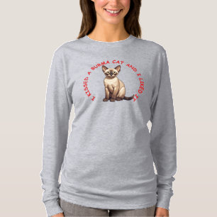 Ik kuste een Birma kat T-shirt