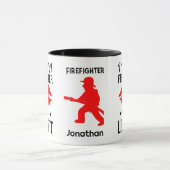 Ik kuste een brandweerman en ik vond het grappig mok (Midden)