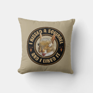 Ik kuste een eekhoorn - grappige parodie kussen