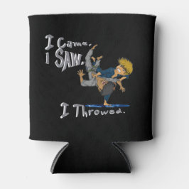 Ik kwam, ik zag, ik gooide. grappig judo blikjeskoeler