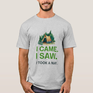 IK KWAM. IK ZAG. IK NAM EEN DUTJE CHILL HIKER T-SH T-SHIRT
