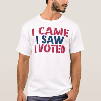 Ik Kwam Ik Zag Ik Stemde Kunst Verkiezing Grafisch T-shirt