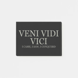 Ik kwam, ik zag, ik veroverde - licht post-it® notes