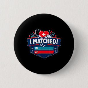 Ik kwam overeen ronde button 5,7 cm