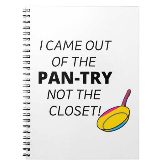 Ik kwam uit het Pantry Notitieboek (Voorkant)