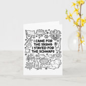 Ik kwam voor het skiën kaart (Gele Bloem)