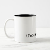 Ik kwam, zag ik, koffie Mok (Links)