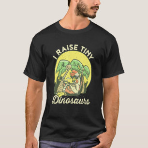 Ik Kweek Kleine Dinosaurussen Ontspan Tropische Ki T-shirt