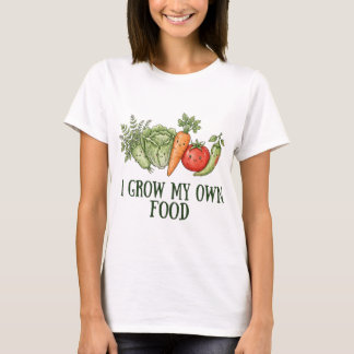 Ik Kweek Mijn Eigen Voedsel | Lieve Veganistische T-shirt