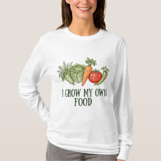 Ik Kweek Mijn Eigen Voedsel | Lieve Veganistische T-shirt