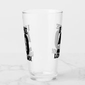 Ik laat 50 er goed uitzien glas (Links)