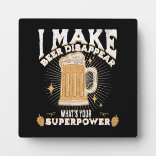 Ik laat bier verdwijnen wat is jouw superkracht fotoplaat
