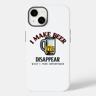 Ik laat Bier verdwijnen wat je Superpower is Case-Mate iPhone 14 Hoesje