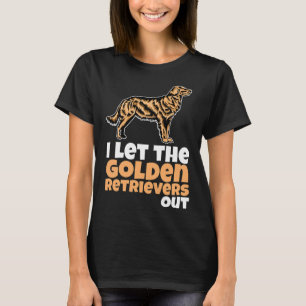 Ik laat de Golden Retrievers uit de kam. T-shirt
