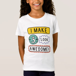 Ik laat drie zien Geweldige T-shirt