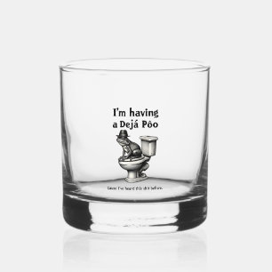 Ik laat een déjà poo dit horen voor de kikker whisky glas