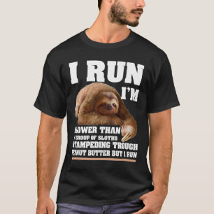 Ik laat me langzamer bewegen dan een groep van Slo T-shirt