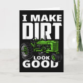 Ik laat vuil goed lijken - Tractorbestuurder Kaart (Voorkant)