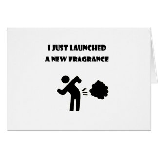 Ik lanceerde net een nieuw parfum