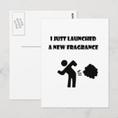 Ik lanceerde net een nieuw parfum briefkaart (Voorkant / Achterkant)