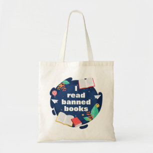 Ik las boekenoverzichten tegen censuur tote bag