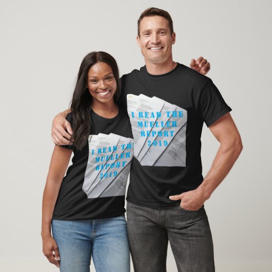 Ik las het Mueller-rapport T-Shirt Funny Political (Unisex)