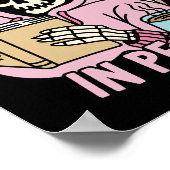 Ik las in vrede het grappige spookboek Halloween Poster (Hoek)