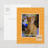 Ik las uw dagboek briefkaart (Voorkant / Achterkant)