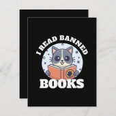 Ik las verboden boeken informatiekaartje (Voorkant / Achterkant)