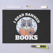 Ik las verboden boeken tissuepapier (Craft)