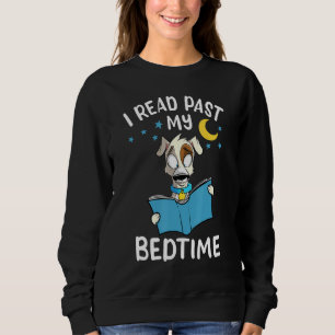 Ik las voorbij mijn bedtijd - boek hondenboek Nerd Trui
