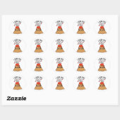 Ik Lava You Funny Volcano Pun Ronde Sticker (Vel)