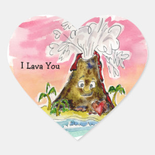 Ik Lava You Hart Sticker