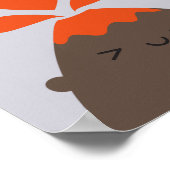 Ik Lava You Kawaii Volcano Poster (Hoek)