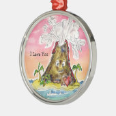 Ik Lava You Metalen Ornament (Links)