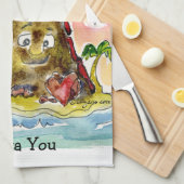 Ik Lava You Theedoek (Quarter Fold)