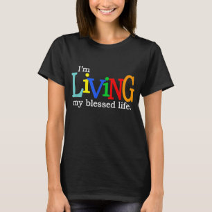 Ik leef mijn Christelijke leven zonder grenzen T-shirt