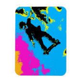 Ik leef om te vliegen - Skateboarder Magneet (Verticaal)