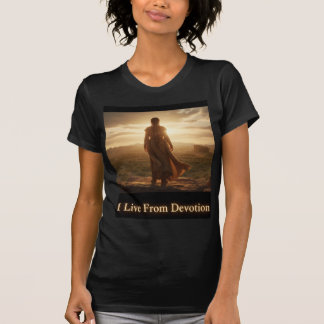 Ik leef vanuit toewijding Heilige Pad Kunst T-shirt